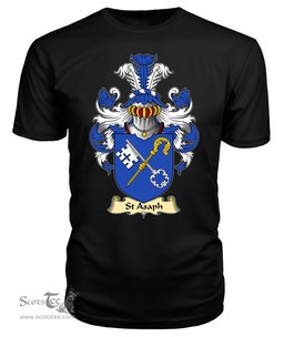 St Asaph (Llanelwy, Diocese of) Coat Of Arms Family Crest Wales V23 T Shirt ScotsTee Shop