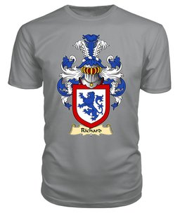 Richard (IARLL KLAR, Earl of Clare) Coat Of Arms Family Crest Wales V23 T Shirt ScotsTee Shop