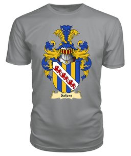 Solers (of Breconshire) Coat Of Arms Family Crest Wales V23 T Shirt ScotsTee Shop