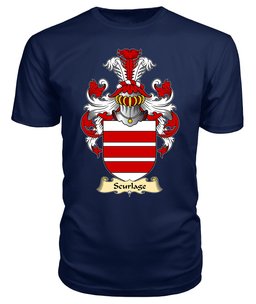 Scurlage (of Glamorgan) Coat Of Arms Family Crest Wales V23 T Shirt ScotsTee Shop