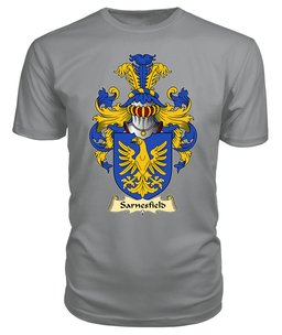 Sarnesfield (of Herefordshire) Coat Of Arms Family Crest Wales V23 T Shirt ScotsTee Shop