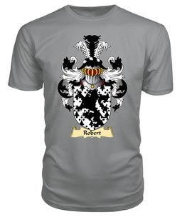 Robert (AP HYWEL, Denbighshire) Coat Of Arms Family Crest Wales V23 T Shirt ScotsTee Shop