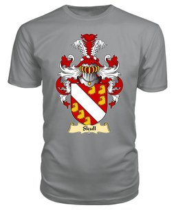 Skull (of Breconshire) Coat Of Arms Family Crest Wales V23 T Shirt ScotsTee Shop