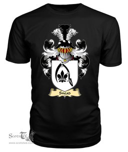 Snead (of Cheshire) Coat Of Arms Family Crest Wales V23 T Shirt ScotsTee Shop