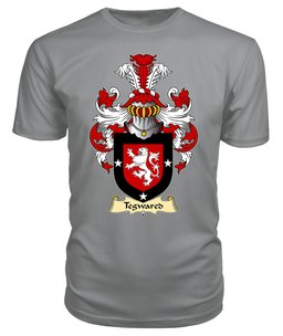 Tegwared (Y BAISWEN) Coat Of Arms Family Crest Wales V23 T Shirt ScotsTee Shop