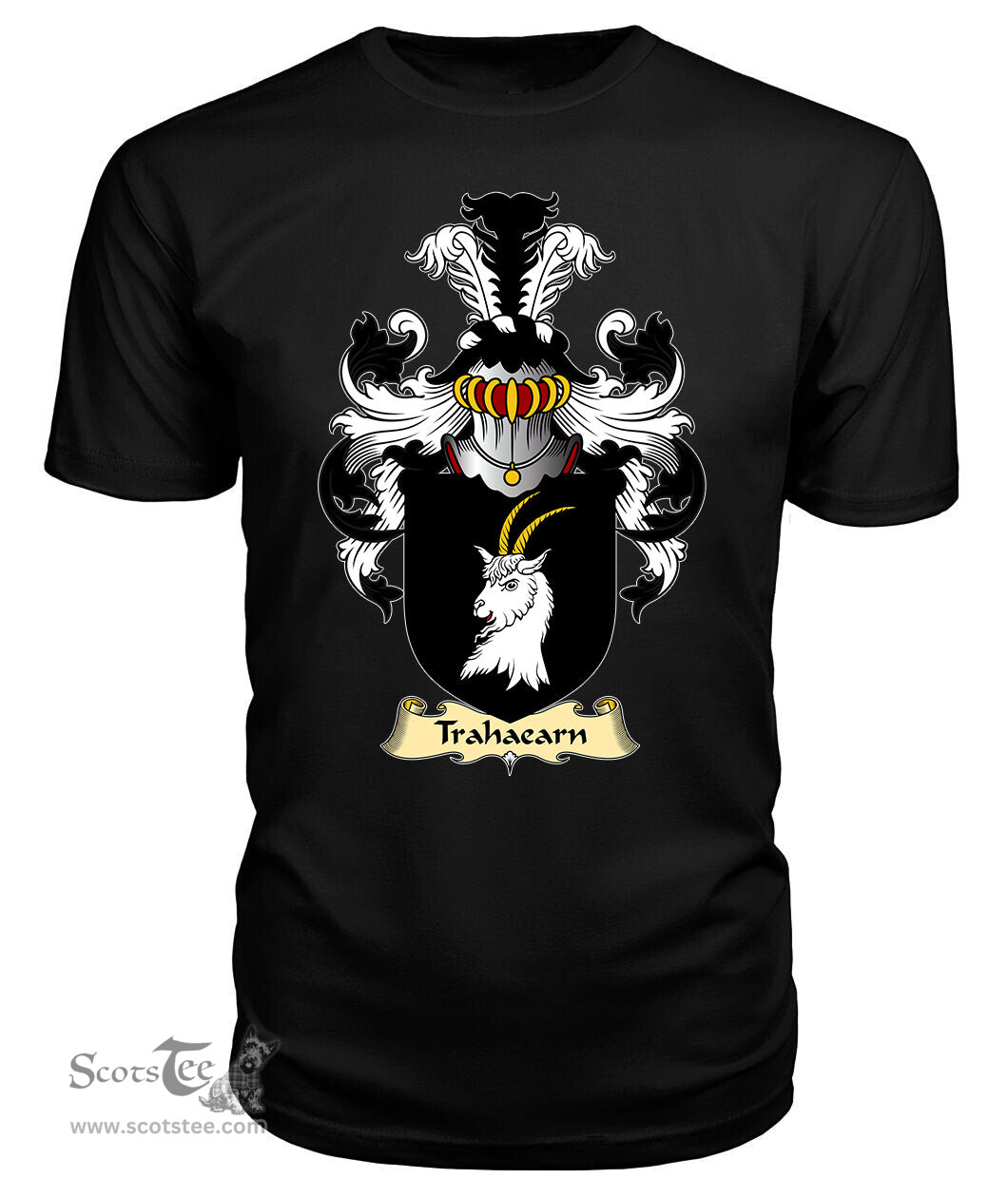 Trahaearn (AB EINION) Coat Of Arms Family Crest Wales V23 T Shirt ScotsTee Shop