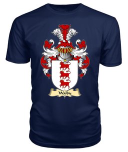 Walby (of Breconshire) Coat Of Arms Family Crest Wales V23 T Shirt ScotsTee Shop