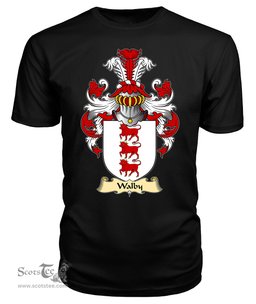 Walby (of Breconshire) Coat Of Arms Family Crest Wales V23 T Shirt ScotsTee Shop