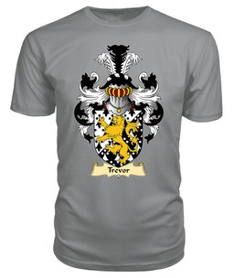 Trevor (or TUDOR TREFOR) Coat Of Arms Family Crest Wales V23 T Shirt ScotsTee Shop