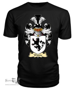 Wynde (or Weind) Coat Of Arms Family Crest Wales V23 T Shirt ScotsTee Shop