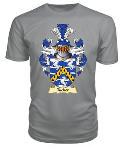 Tucker (of Sealyham, Pembrokeshire) Coat Of Arms Family Crest Wales V23 T Shirt ScotsTee Shop
