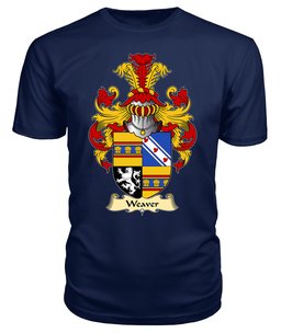 Weaver (or Wever, of Radnorshire) Coat Of Arms Family Crest Wales V23 T Shirt ScotsTee Shop