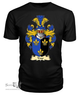 Ynyr (GWENT, King of) Coat Of Arms Family Crest Wales V23 T Shirt ScotsTee Shop