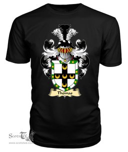 Thomas (of Caernarfonshire) Coat Of Arms Family Crest Wales V23 T Shirt ScotsTee Shop