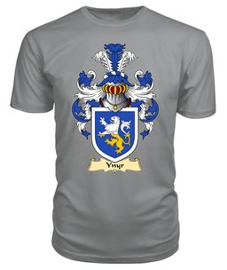 Ynyr (AP CADFARCH) Coat Of Arms Family Crest Wales V23 T Shirt ScotsTee Shop