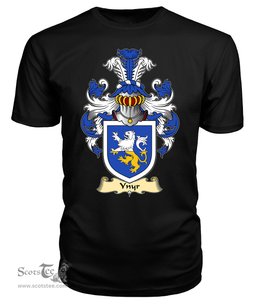 Ynyr (AP CADFARCH) Coat Of Arms Family Crest Wales V23 T Shirt ScotsTee Shop
