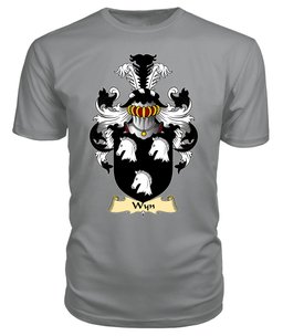 Wyn (Cadwaladr, of Montgomeryshire) Coat Of Arms Family Crest Wales V23 T Shirt ScotsTee Shop