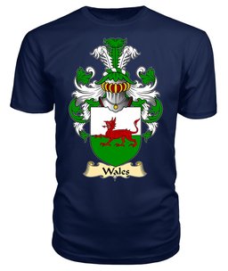 Wales National Coat Of Arms Family Crest Wales V23 T Shirt ScotsTee Shop