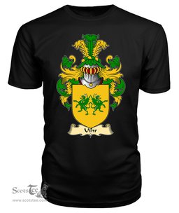 Uthr (PENDRAGON, Father of King Arhtur) Coat Of Arms Family Crest Wales V23 T Shirt ScotsTee Shop