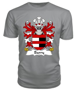ScotsTee Barry (Herefordshire) Coat Of Arms Family Crest Welsh Armorial T Shirt