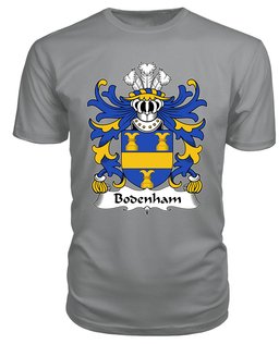 ScotsTee Bodenham (of Rotherwas, Hereforshire) Coat Of Arms Family Crest Welsh Armorial T Shirt