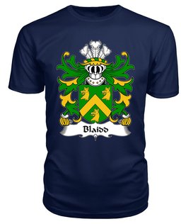 ScotsTee Blaidd (AB ELFARCH) Coat Of Arms Family Crest Welsh Armorial T Shirt