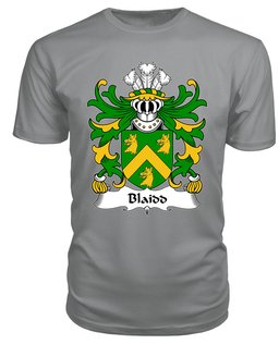 ScotsTee Blaidd (AB ELFARCH) Coat Of Arms Family Crest Welsh Armorial T Shirt