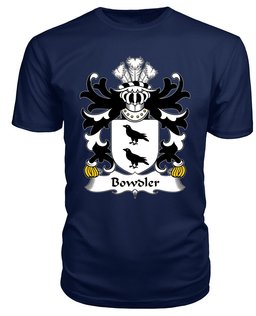 ScotsTee Bowdler (of Brompton, Montgomeryshire) Coat Of Arms Family Crest Welsh Armorial T Shirt