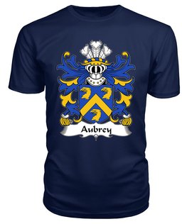 ScotsTee Aubrey (of Breconshire) Coat Of Arms Family Crest Welsh Armorial T Shirt