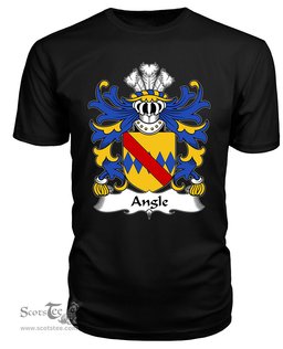 ScotsTee Angle (Pembrokeshire) Coat Of Arms Family Crest Welsh Armorial T Shirt