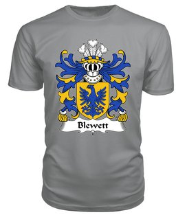 ScotsTee Blewett (Lords of Raglan) Coat Of Arms Family Crest Welsh Armorial T Shirt