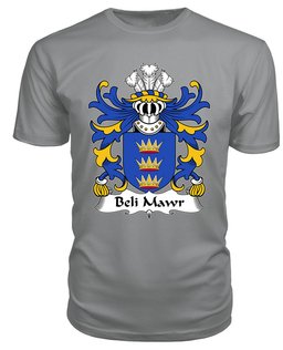 ScotsTee Beli Mawr (King of Britain) Coat Of Arms Family Crest Welsh Armorial T Shirt