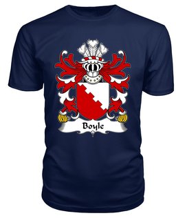 ScotsTee Boyle (Herefordshire, m. Hywel Gwyn) Coat Of Arms Family Crest Welsh Armorial T Shirt
