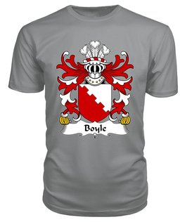 ScotsTee Boyle (Herefordshire, m. Hywel Gwyn) Coat Of Arms Family Crest Welsh Armorial T Shirt