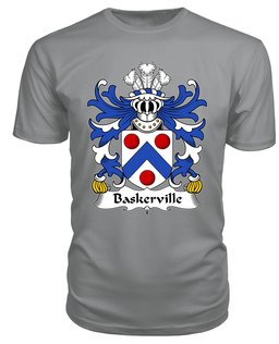ScotsTee Baskerville (of Eardisley, Herefordshire) Coat Of Arms Family Crest Welsh Armorial T Shirt