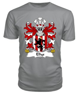 ScotsTee Ellys (of Denbighshire) Coat Of Arms Family Crest Welsh Armorial T Shirt