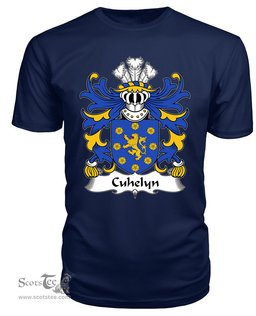 ScotsTee Cuhelyn (FARDD -of Cemais, Pembrokeshire) Coat Of Arms Family Crest Welsh Armorial T Shirt