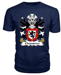 ScotsTee Chepstowe (Monmouthshire) Coat Of Arms Family Crest Welsh Armorial T Shirt