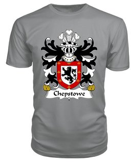 ScotsTee Chepstowe (Monmouthshire) Coat Of Arms Family Crest Welsh Armorial T Shirt