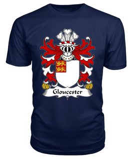 ScotsTee Gloucester (mother was heiress to Fitzhamon) Coat Of Arms Family Crest Welsh Armorial T Shirt