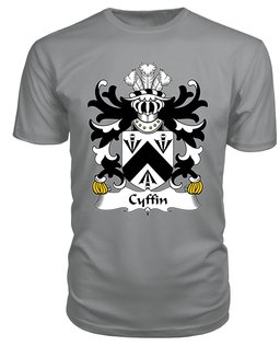 ScotsTee Cyffin (or Kyffin, of Oswestry) Coat Of Arms Family Crest Welsh Armorial T Shirt