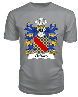 ScotsTee Clifford (of Herefordshire) Coat Of Arms Family Crest Welsh Armorial T Shirt