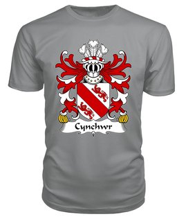ScotsTee Cynchwr (lord, of Ireland) Coat Of Arms Family Crest Welsh Armorial T Shirt