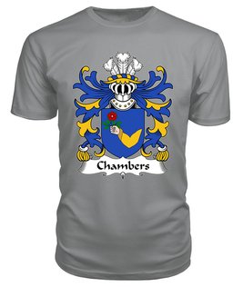 ScotsTee Chambers (of Denbighshire) Coat Of Arms Family Crest Welsh Armorial T Shirt
