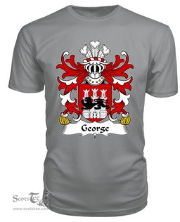 ScotsTee George (OWEN HARRY, Pembrokeshire) Coat Of Arms Family Crest Welsh Armorial T Shirt