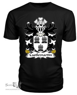 ScotsTee Castlemartin (alias Grace, Pembrokeshire) Coat Of Arms Family Crest Welsh Armorial T Shirt