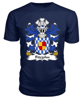 ScotsTee Fitzjohn Coat Of Arms Family Crest Welsh Armorial T Shirt
