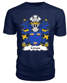 ScotsTee Cenau (AP COEL GODEBOG) Coat Of Arms Family Crest Welsh Armorial T Shirt