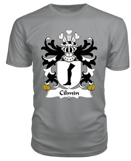 ScotsTee Cilmin (TROED-DDU) Coat Of Arms Family Crest Welsh Armorial T Shirt