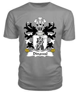 ScotsTee Dinawal (Descended from Tydwal Gloff) Coat Of Arms Family Crest Welsh Armorial T Shirt